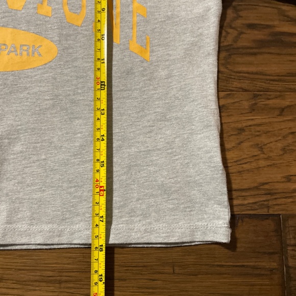 Gap Yellowstone National Park cropped long sleeve T shirt kids size XXL 18-20 - Picture 12 of 12